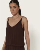 Maeva choco lange jurk