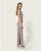 Steffi lila langes Kleid