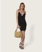 Thurman schwarzes kurzes Kleid