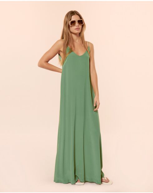 Langes Matcha Kleid von Depp