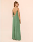 Langes Matcha Kleid von Depp
