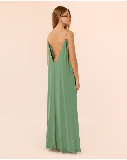 Langes Matcha Kleid von Depp