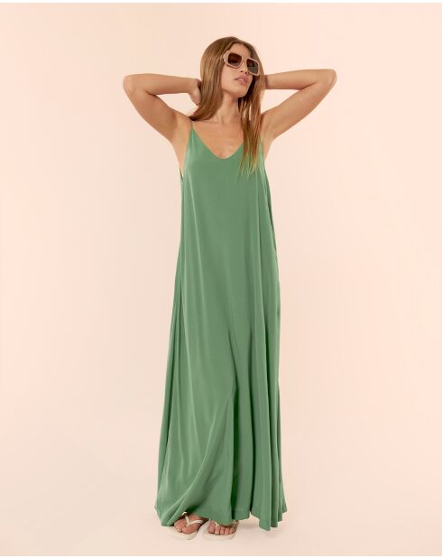 Langes Matcha Kleid von Depp