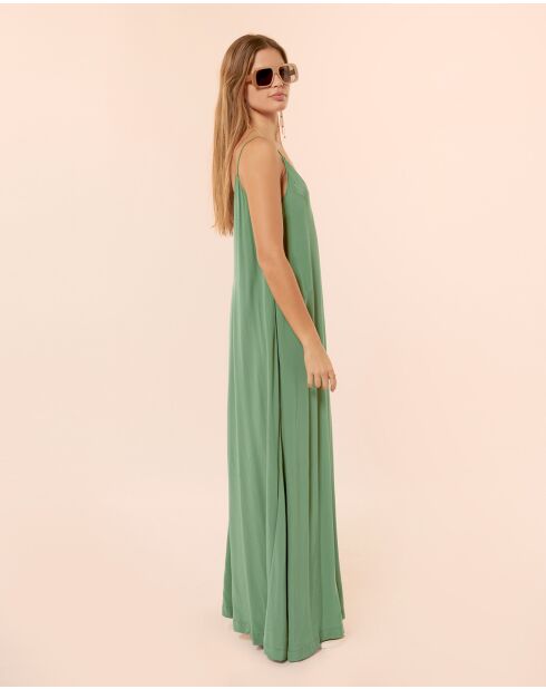 Langes Matcha Kleid von Depp