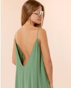 Langes Matcha Kleid von Depp