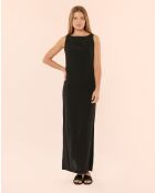 Yves zwarte lange jurk