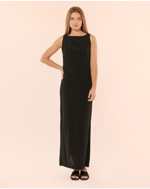 Yves zwarte lange jurk