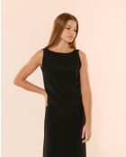 Yves zwarte lange jurk