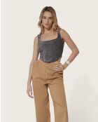 Silbernes Oberteil Eliot