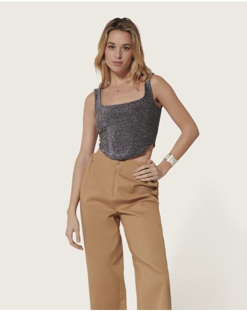 Silbernes Oberteil Eliot