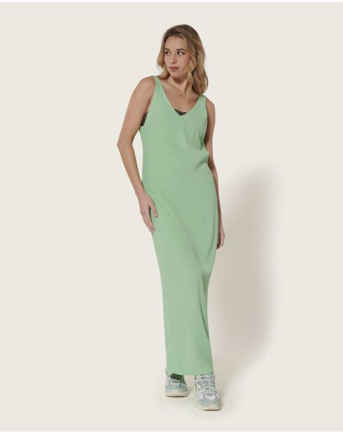 Robbie Testa grünes langes Kleid