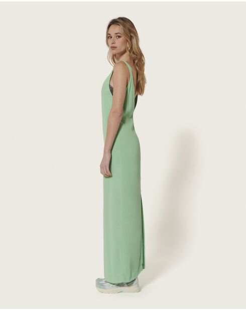 Robbie Testa grünes langes Kleid