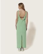 Robbie Testa grünes langes Kleid