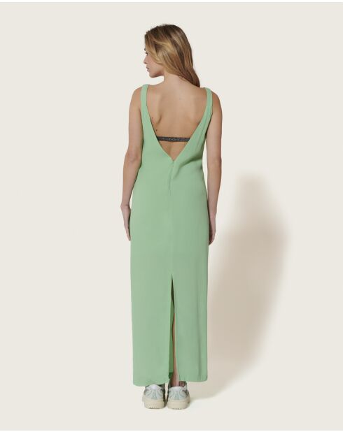 Robbie Testa grünes langes Kleid