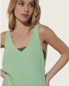 Robbie Testa grünes langes Kleid