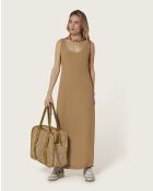 Langes Kleid Paloma tobacco