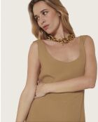 Langes Kleid Paloma tobacco