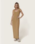 Langes Kleid Paloma tobacco