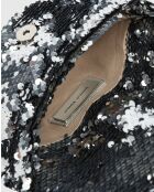 Minibolso Abba plateado - 17 x 22 cm