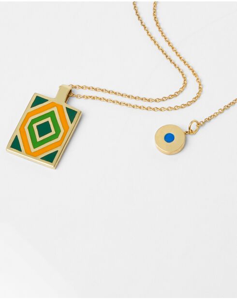 Collier Sunny (CC) gold green