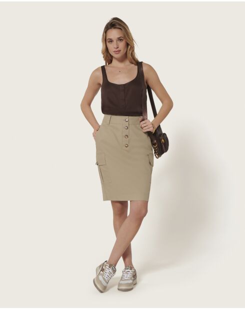 Jupe longue Redford dune