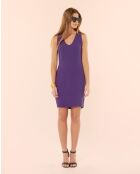 Vicky queen paarse korte jurk