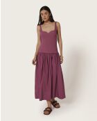 Pascale langes Kleid in Wüstenrosa