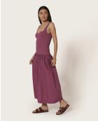 Pascale langes Kleid in Wüstenrosa