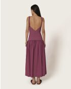 Pascale langes Kleid in Wüstenrosa