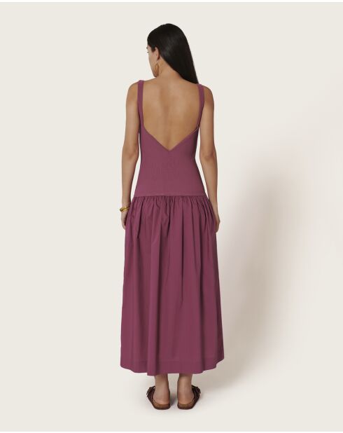 Pascale langes Kleid in Wüstenrosa