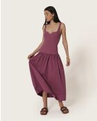 Pascale langes Kleid in Wüstenrosa