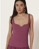 Pascale langes Kleid in Wüstenrosa