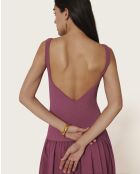 Pascale langes Kleid in Wüstenrosa