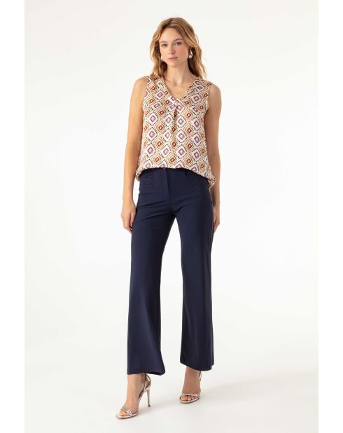 Marineblauwe broek Egon