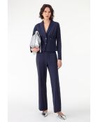 Mathis marineblaue Hose