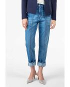 Jeans Pavel in cotone blu
