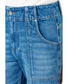 Jeans Pavel in cotone blu