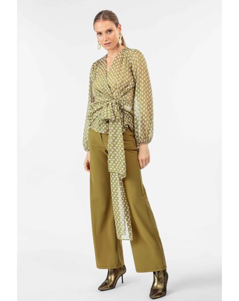 Pantalon Egon tilleul