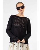 Zwart vest van Nino katoen