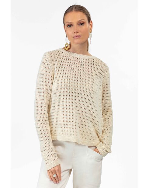 Gilet en coton Nino naturel