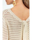 Gilet en coton Nino naturel