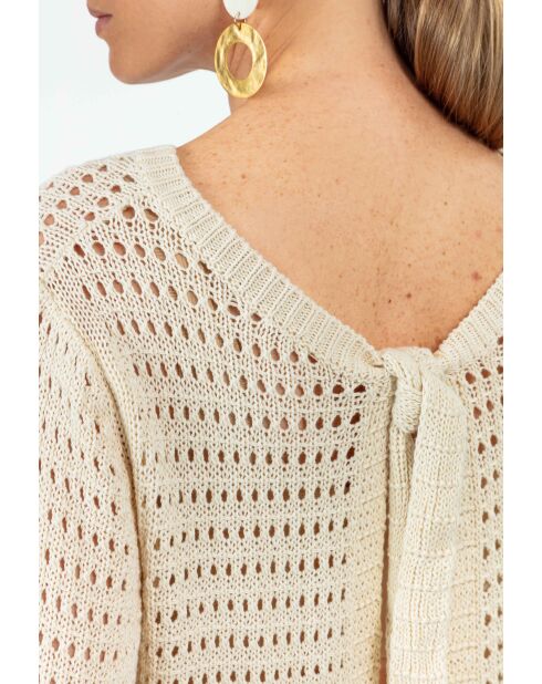 Gilet en coton Nino naturel