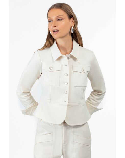 Blouson en coton Cassio vanille