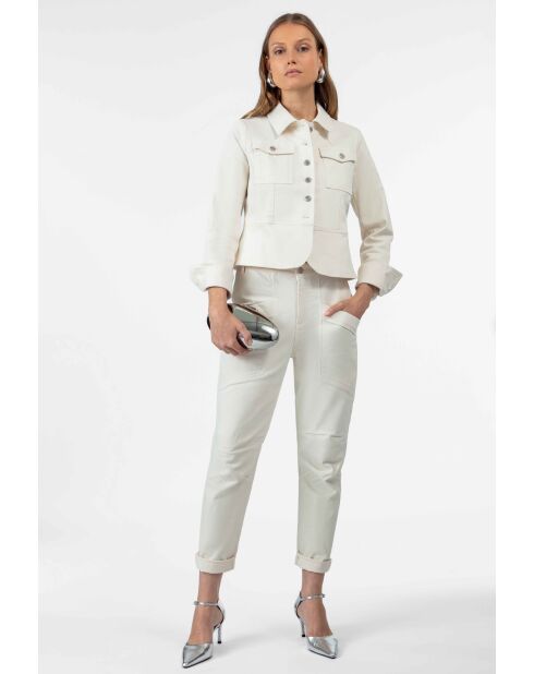 Blouson en coton Cassio vanille