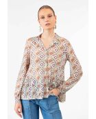 Chemise Amber azteque