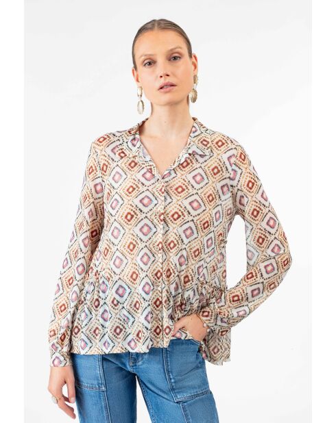 Chemise Amber azteque