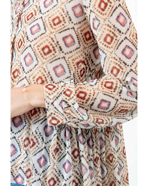 Chemise Amber azteque