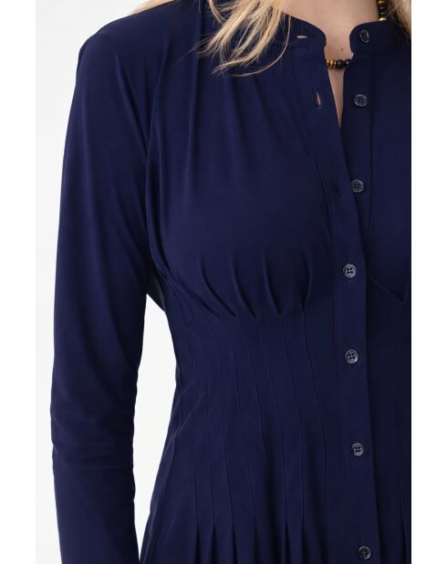 Marineblauwe jurk Eliane