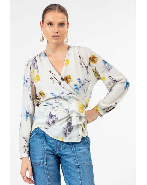 Bloes met bloemenprint Orion