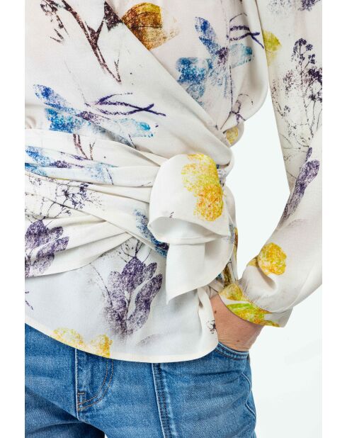 Bloes met bloemenprint Orion